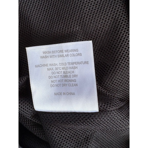 Zyia Active Black Leopard Print Hooded Windbreaker Jacket, Size Medium - Picture 9 of 9